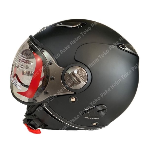 HELM KYT RETRO PILOT BLACK DOFF