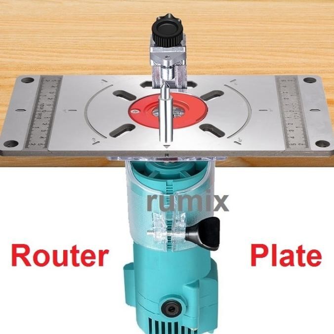 Router Plate - Insert Plate Router Table - Meja Router - Meja Trimmer