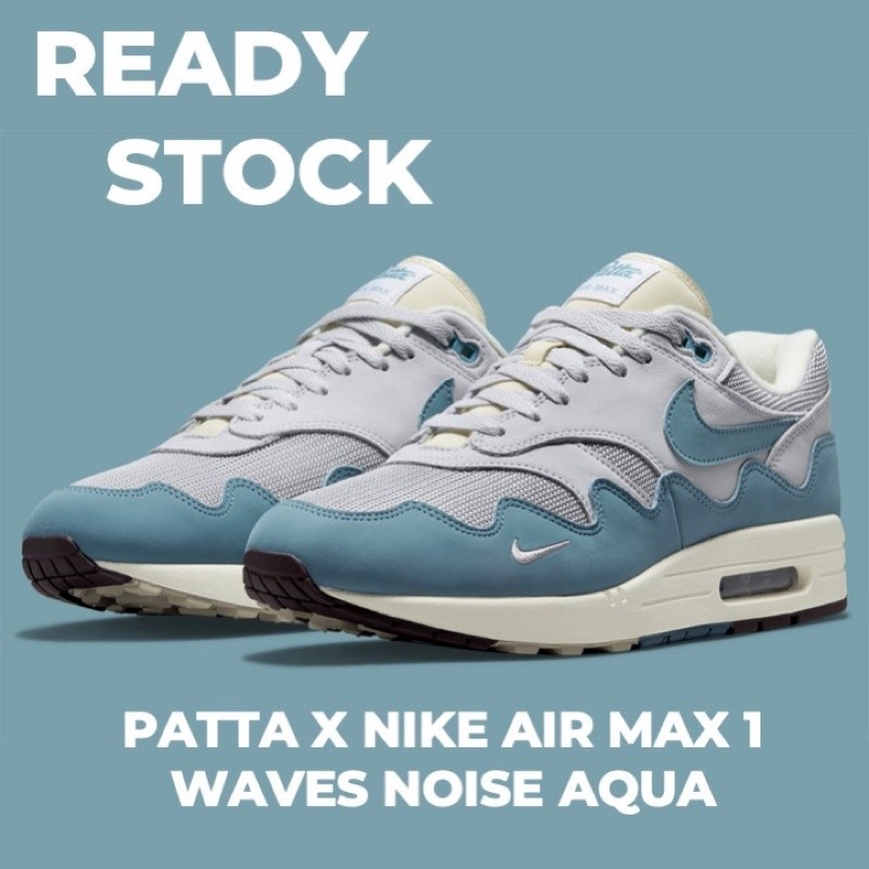 Patta x Nike Air Max 1 Waves Noise Aqua