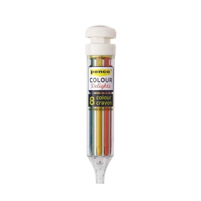 

High Tide Penco 8 Color Crayon Colour Delights Multi Crayon Pen