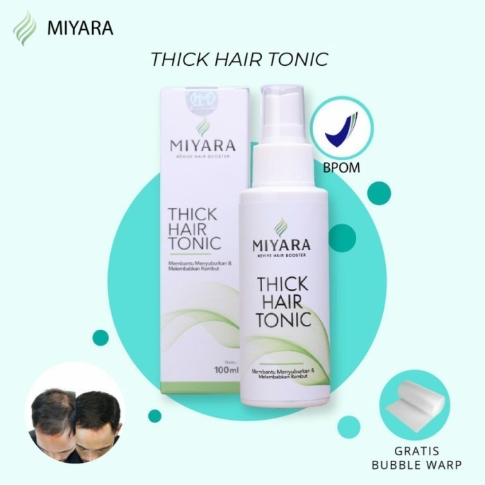 Miyara Hair Tonic Penumbuh Rambut Alami Original Bpom