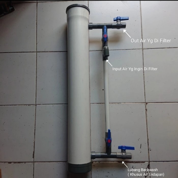 Filter Air Pdam Diy/ Filter Kamar Mandi Diy / Filter Air Sumur Diy