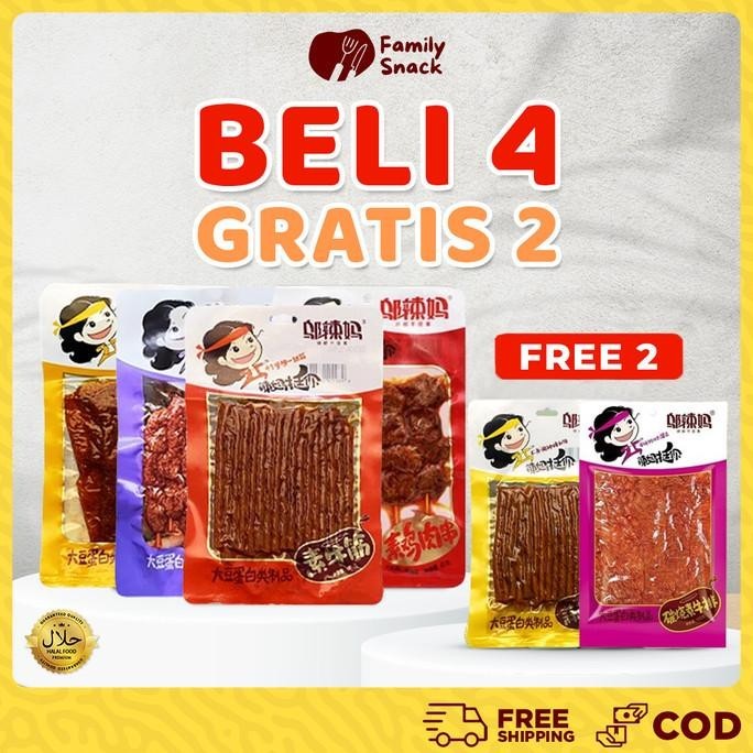 

Latiao Family Snack - Buy 4 get 2 Free [HALAL] WULAMA LATIAO Bundle P88L