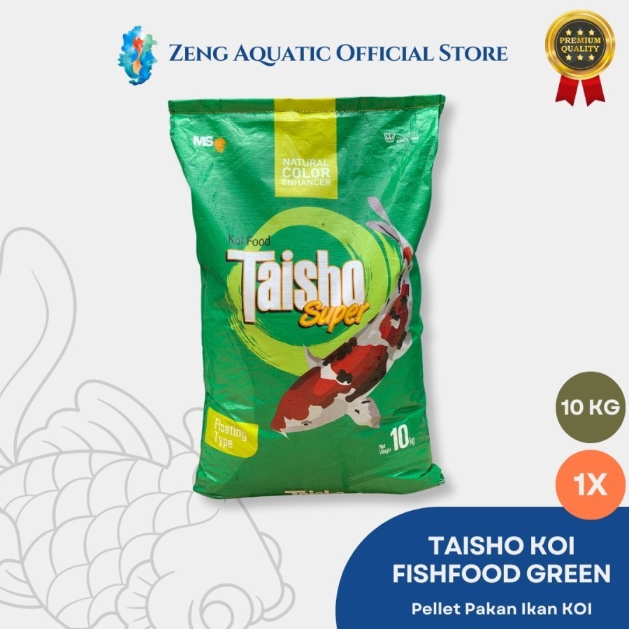Pelet Koi 10Kg Ms Taisho Super 2 - Pellet Kolam Koi Growth & Color - Pakan Koi Premium by Zeng Aquat