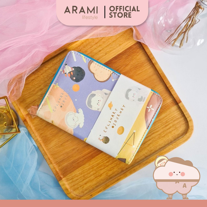 

ARAMI Colorful Hard Cover Diary Notebook Zipper Buku Catatan Journal