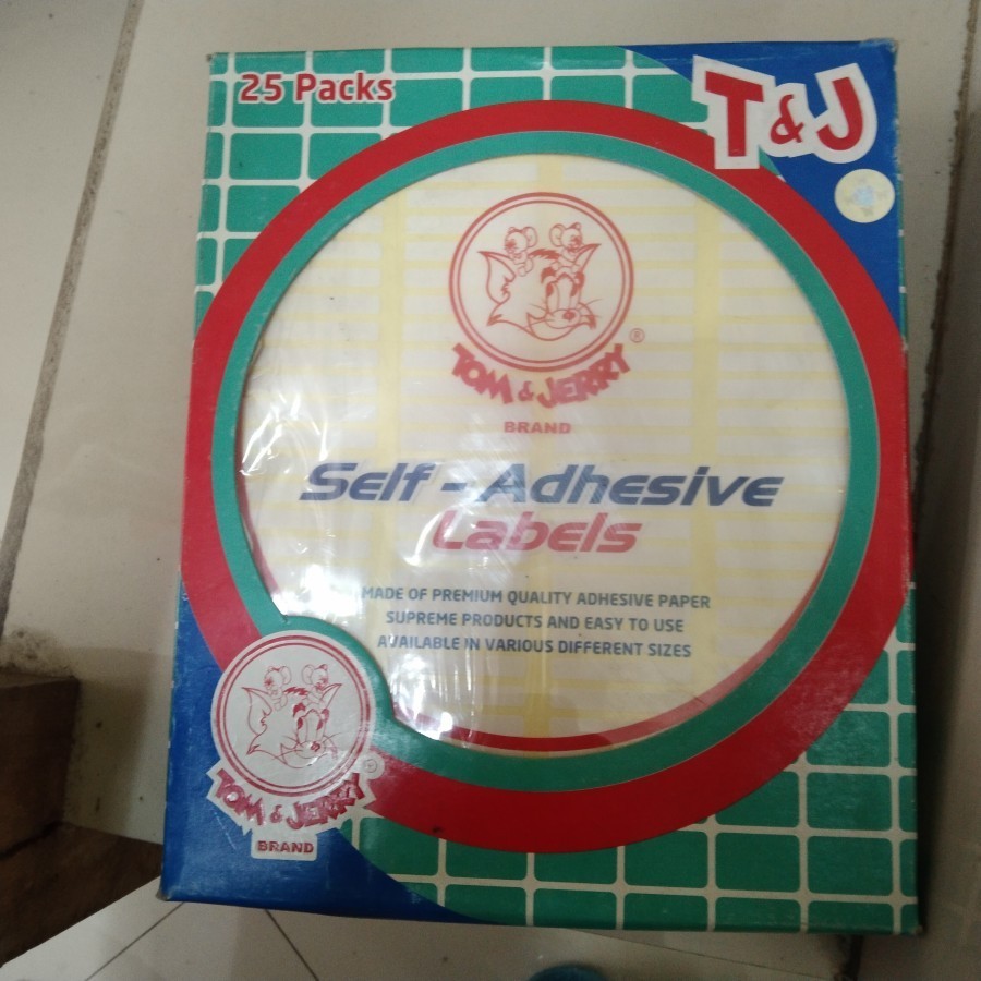 

Label Tom and Jerry no.99 harga 1 pack isi 10 set