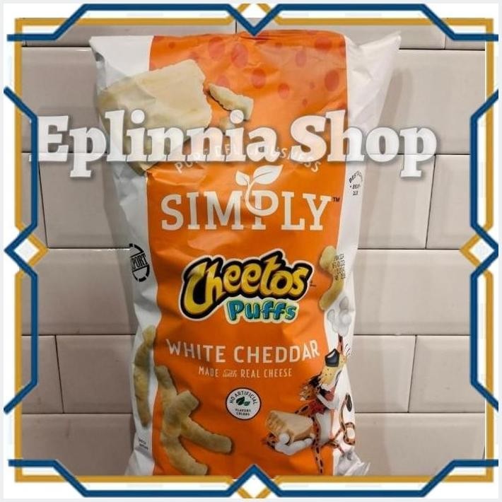 

[EPL] FRITOLAY SIMPLY CHEETOS PUFFS WHITE CHEDDAR CHEESE FLAVORED 226.8 GR