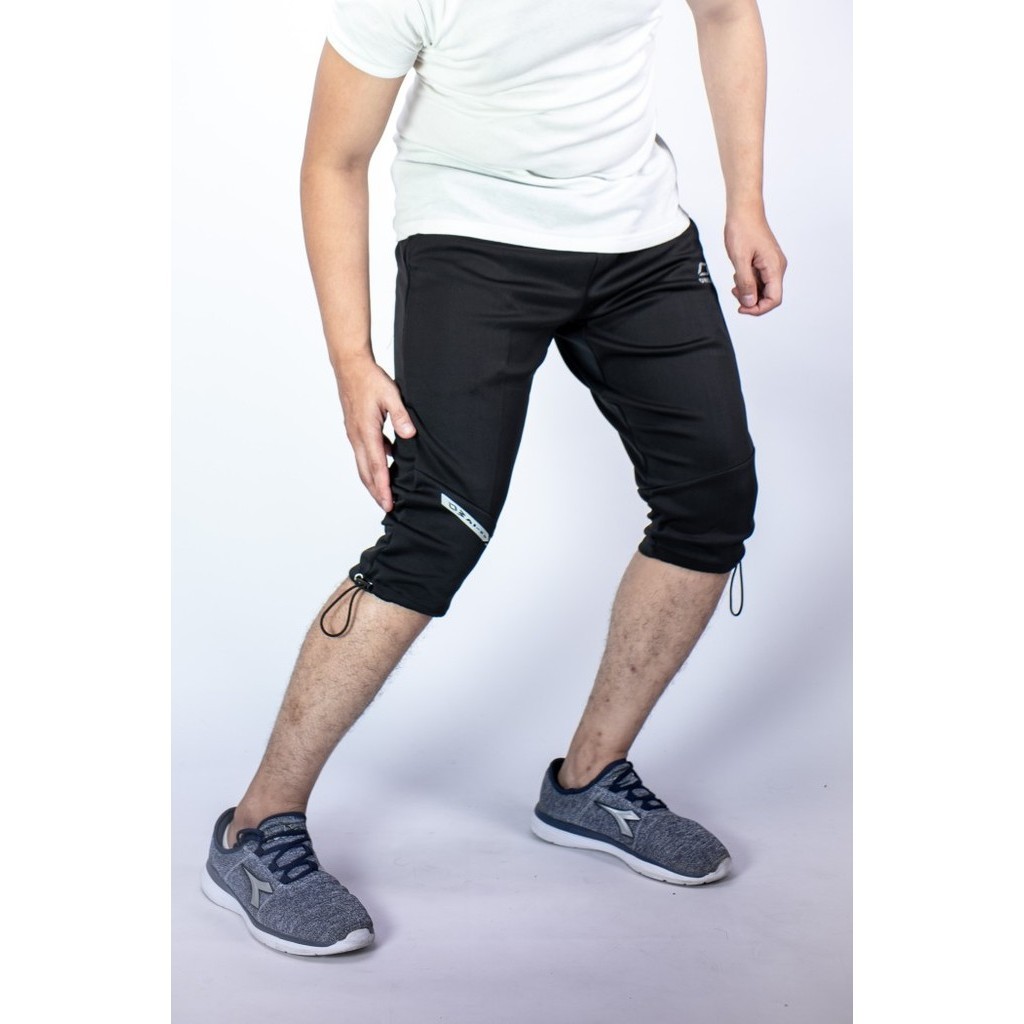 Celana Jogger 3/4 Pria Olahraga Celana Traning 3/4 Olahraga Pria