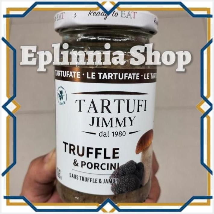 

[EPL] TARTUFI JIMMY TRUFFLE & PORCINI SAUCE 180 GR - SAUS TRUFFLE & JAMUR