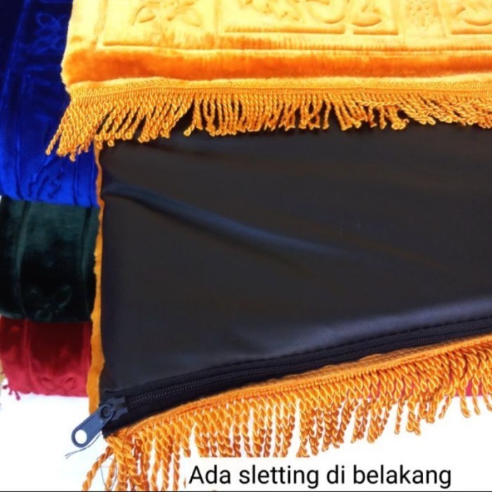 Sajadah Tebal Jumbo Busa Embos Polos Warna/ Sajadah Empuk Turki