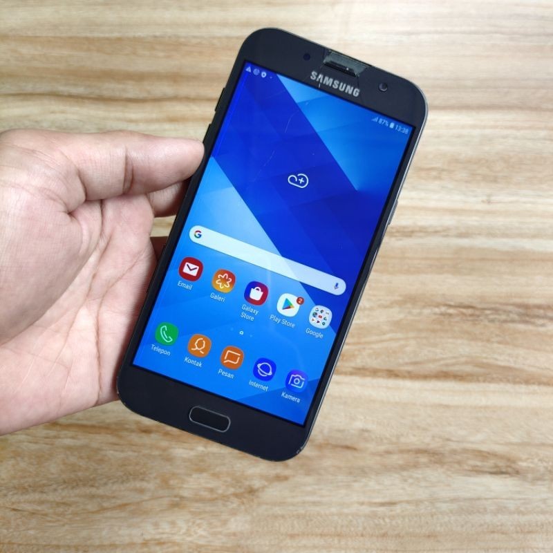 Samsung Galaxy A7 (2017), 3GB/32GB, Black Sky second murah normal paling laris