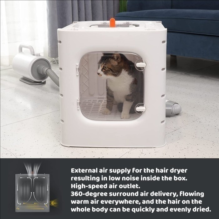 Notale Pet Blower + Drying Box Grooming Set Terlaris