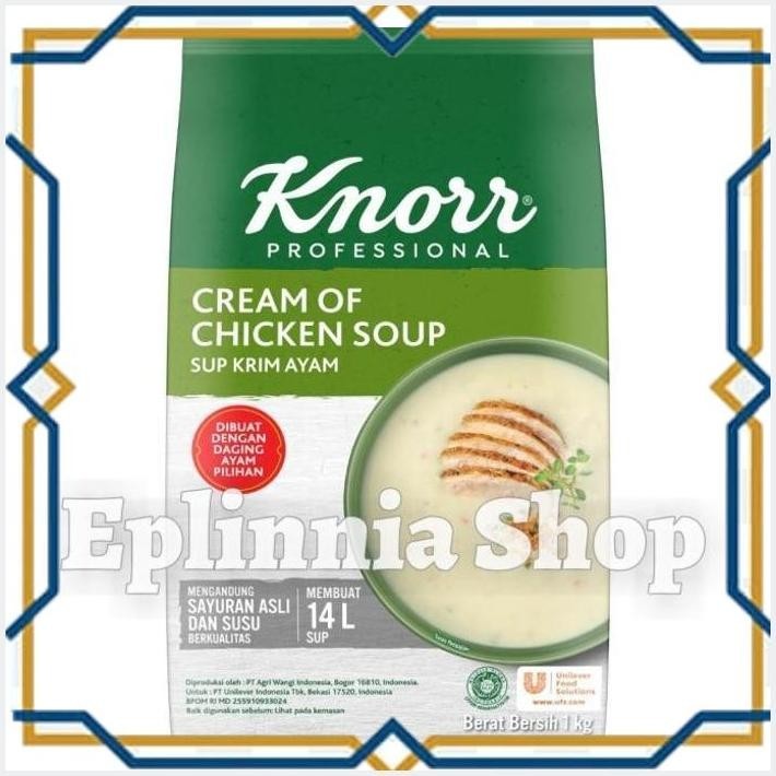 

[EPL] KNORR CREAM OF CHICKEN SOUP 1 KG - KNOR SUP KRIM AYAM
