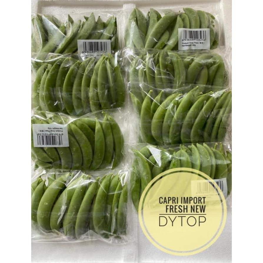 

Sayur Kacang Kapri Capri Import Fresh dan Segar - 1 Kg PS