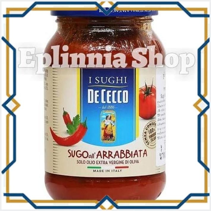 

[EPL] DE CECCO SUGO ALLA ARRABBITA 400 GR - SAUS SPAGHETI TOMAT RASA PEDAS
