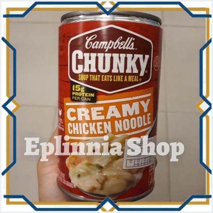 

[EPL] CAMPBELL'S CHUNKY CREAMY CHICKEN NOODLE 533 GR - SOUP SUP KRIM AYAM