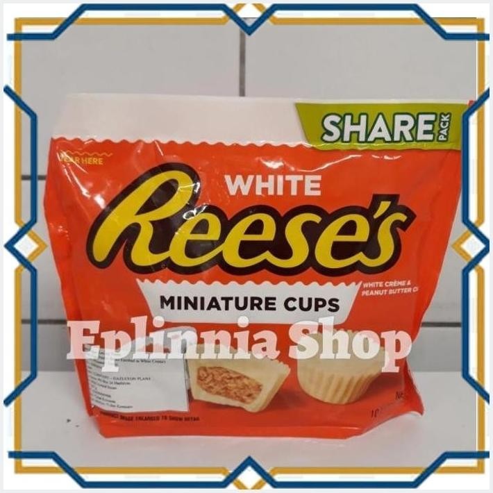 

[EPL] REESE'S WHITE CREME MINIATURE PEANUT BUTTER CUPS 297 GR - REESES RESES