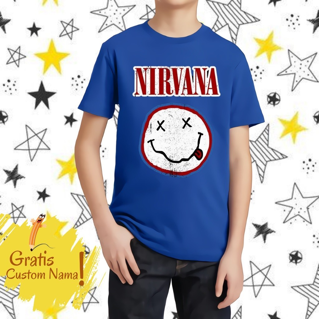 Kaos Anak Nirvana / Baju Kaos Anak Nirvana