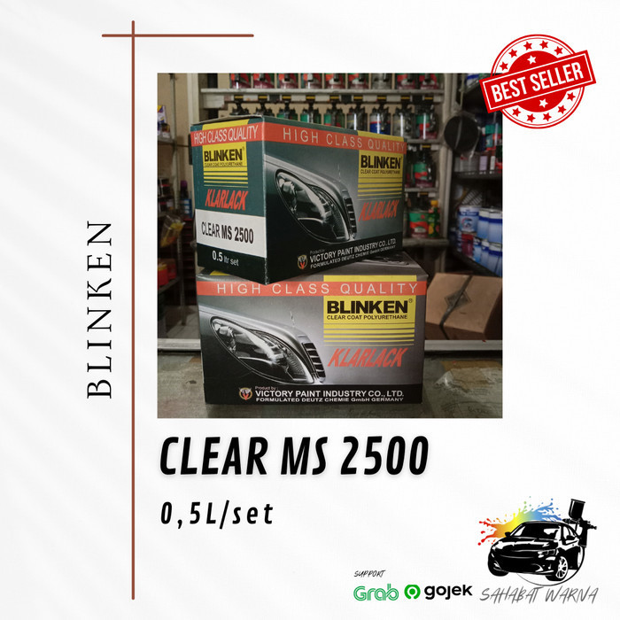 Clear Blinken MS2500 1:1 - 500ml set/ Pernis Motor/ Pernis Mobil
