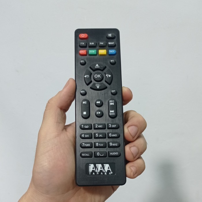 Remot Remote STB Parabola DVB-T2 Player Tanaka MODI Body Besi