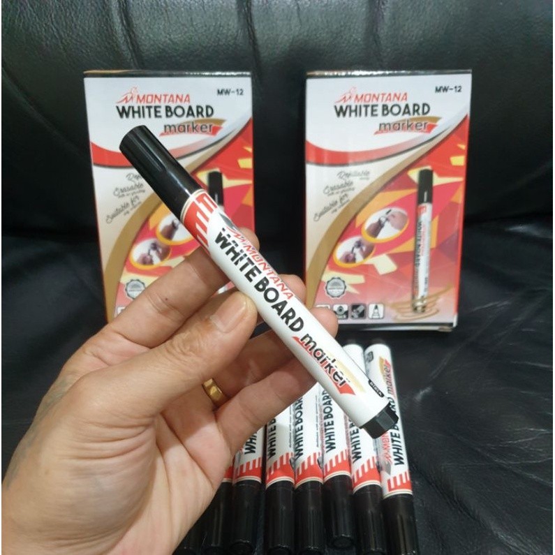 

Spidol Whiteboard Montana MW-12 Hitam