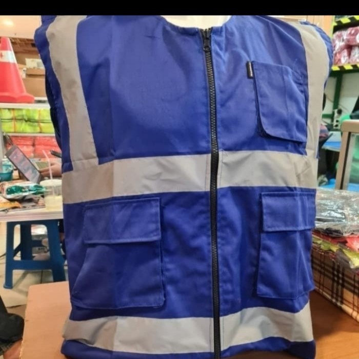 BARU ROMPI SAFETY/ROMPI SAFETY BAHAN DRILL/ROMPI SAFETY PROYEK WARNA BIRU