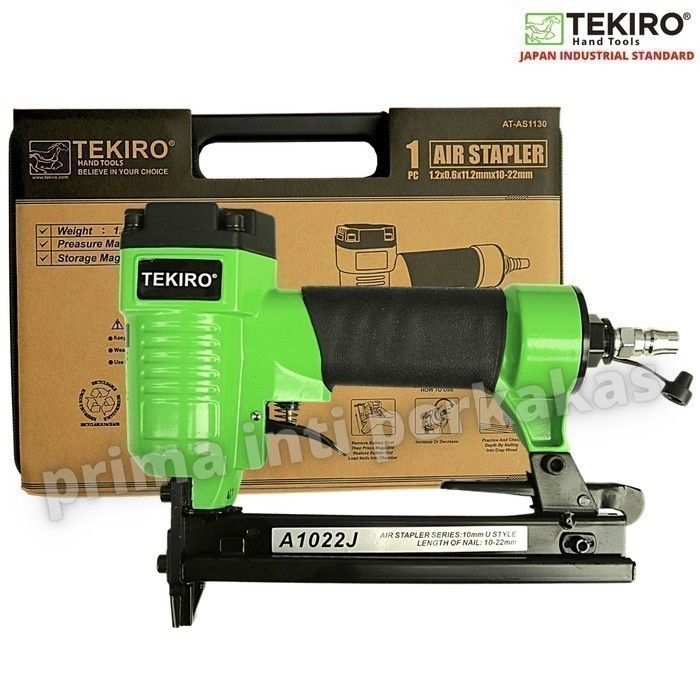 Tekiro 1022J Air Nailer Stapler Gun Mesin Staples Angin Paku Tembak