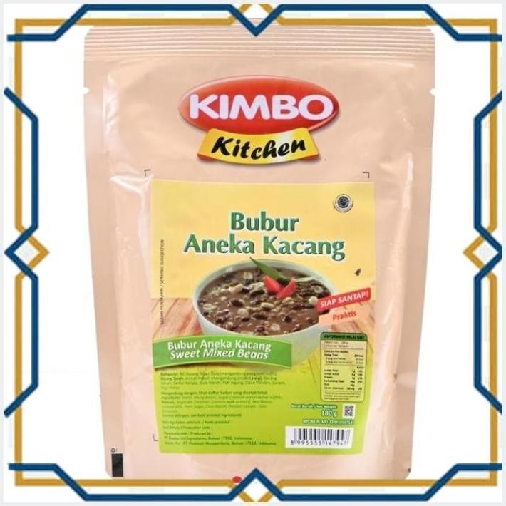 

[LDY] KIMBO KICHEN DESERT BUBUR ANEKA KACANG 180GR