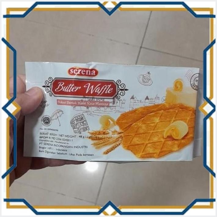 

[LDY] SERENA BUTTER WAFFLE 48GR BISKUIT BENTUK WAFEL RASA MENTEGA