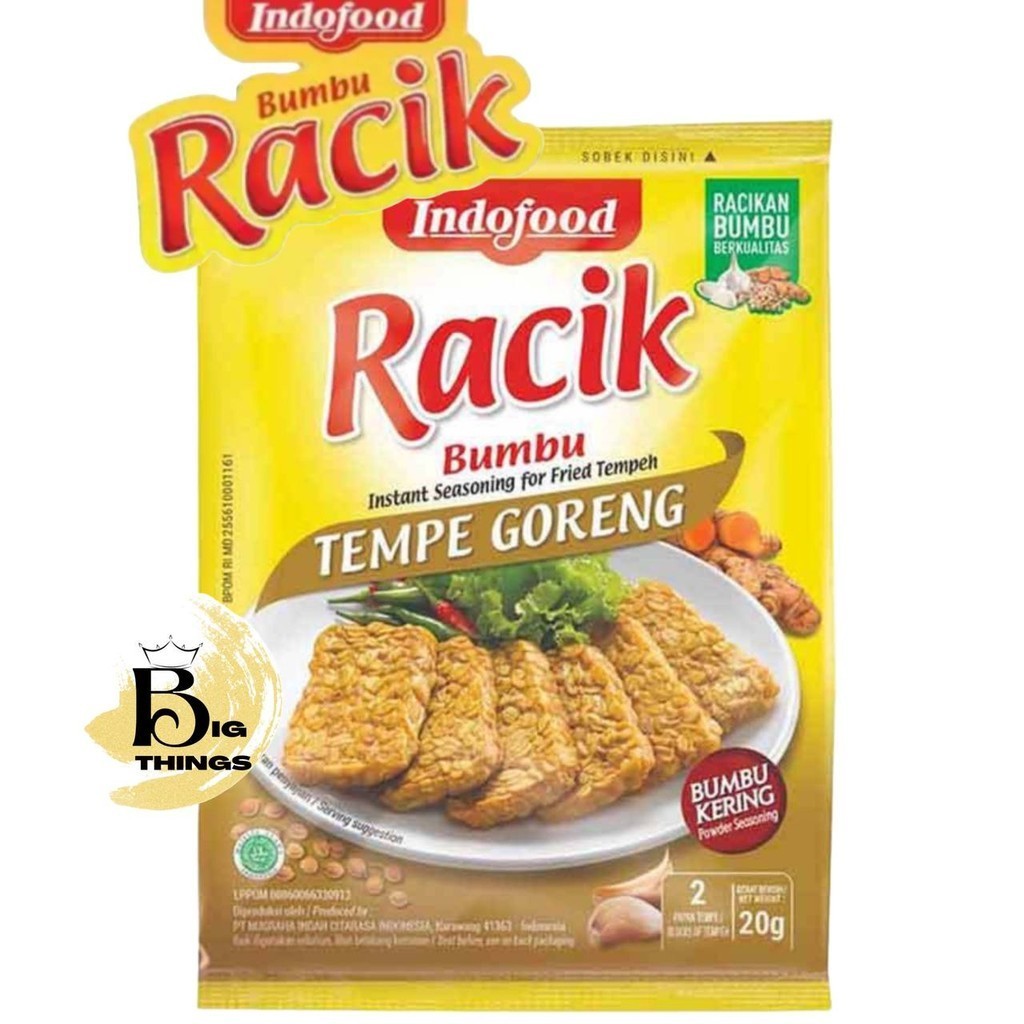 

RACIK BUMBU INSTAN INDOFOOD TEMPE GORENG