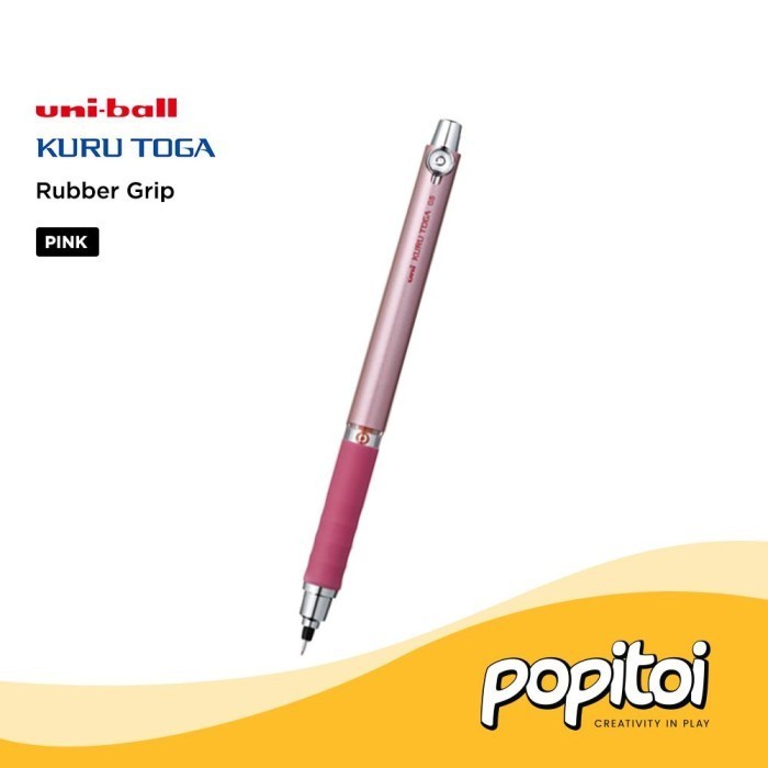 

Uni Kuru Toga Rubber Grip Mechanical Pencil 0.5 Mm Pensil Mekanik