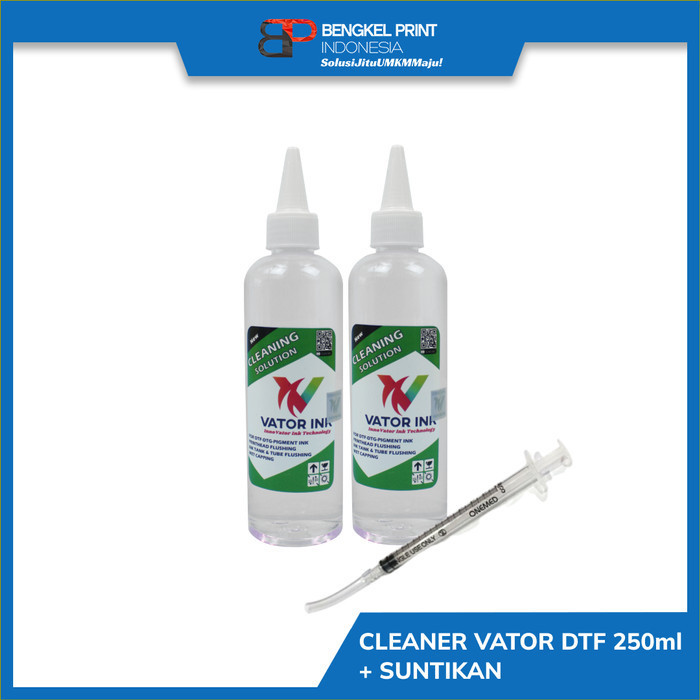 

Cleaner Vator Dtf 250Ml + Suntikan