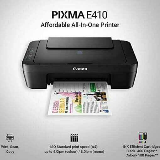 Canon Printer Pixma E410 All In One / Printer Canon E 410 Multifungsi