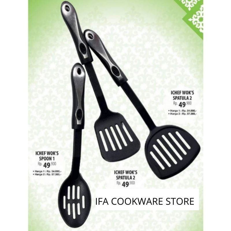 PASTI ORI ICHEF WOKS SPOON/SPATULA PLASTIK IFA COOKWARE