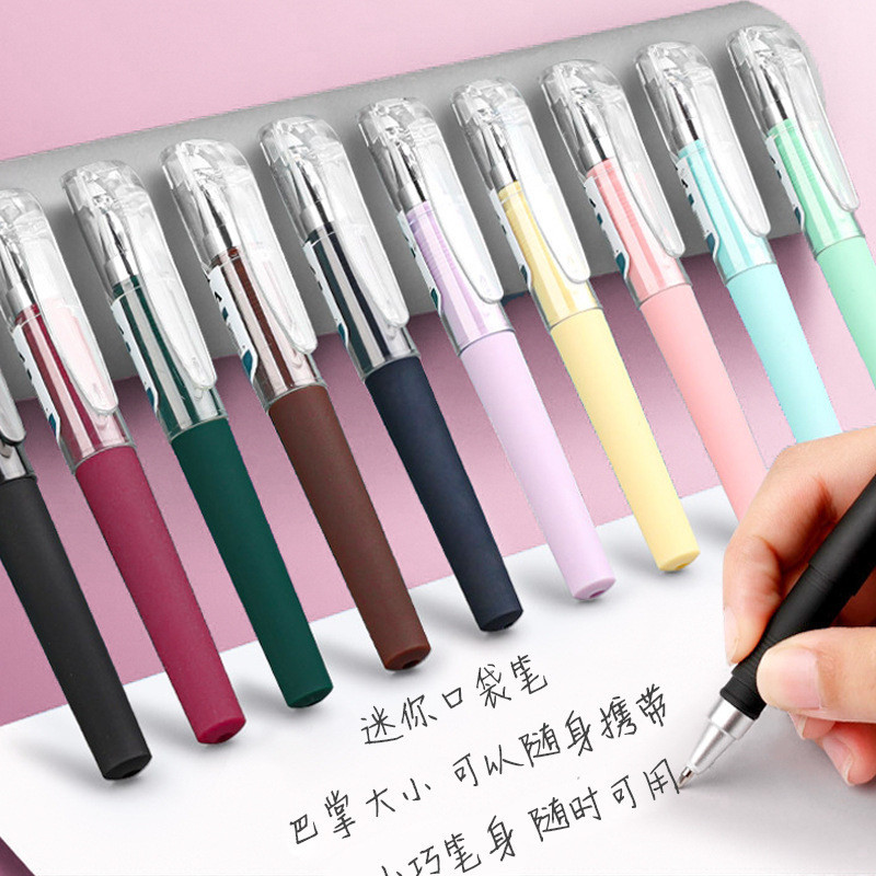 

FREE SHIPPING / READY BALI POCKET MINI PEN GEL 0.5MM BLACK INK PORTABLE SIGNATURE PULPEN KENKO SIGNPEN KOREAN MACARON BULLPOIN ALAT TULIS PENA SEKOLAH KANTOR PELAJAR ANAK