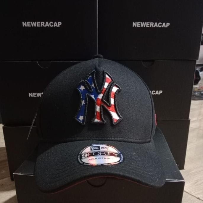 Diskon Murah  Topi DIstro Original Pria Terbaru Bordir NY American / Topi Baseball