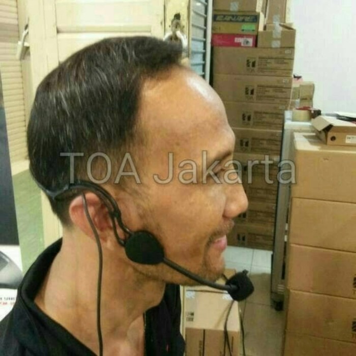Mik Headset Toa Zm 370 Mic Headset Microphone Headset Toa Zm 370