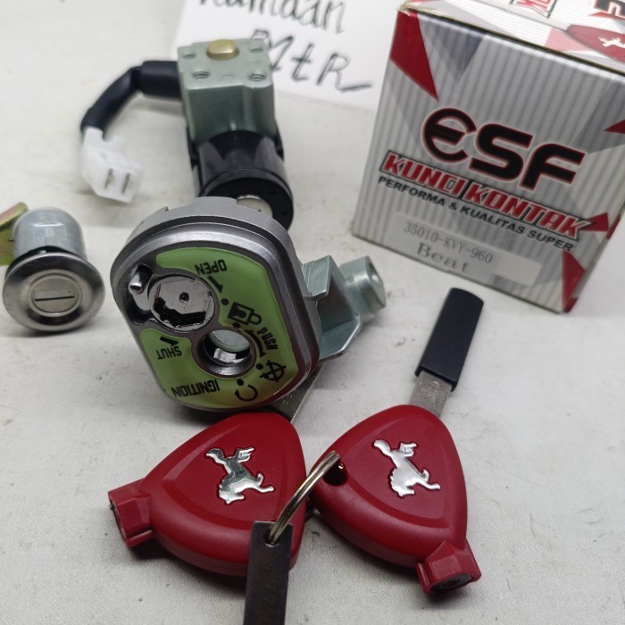 Kunci Kontak Beat Karbu Beat Old Anti Maling Anti Duplikat Esf