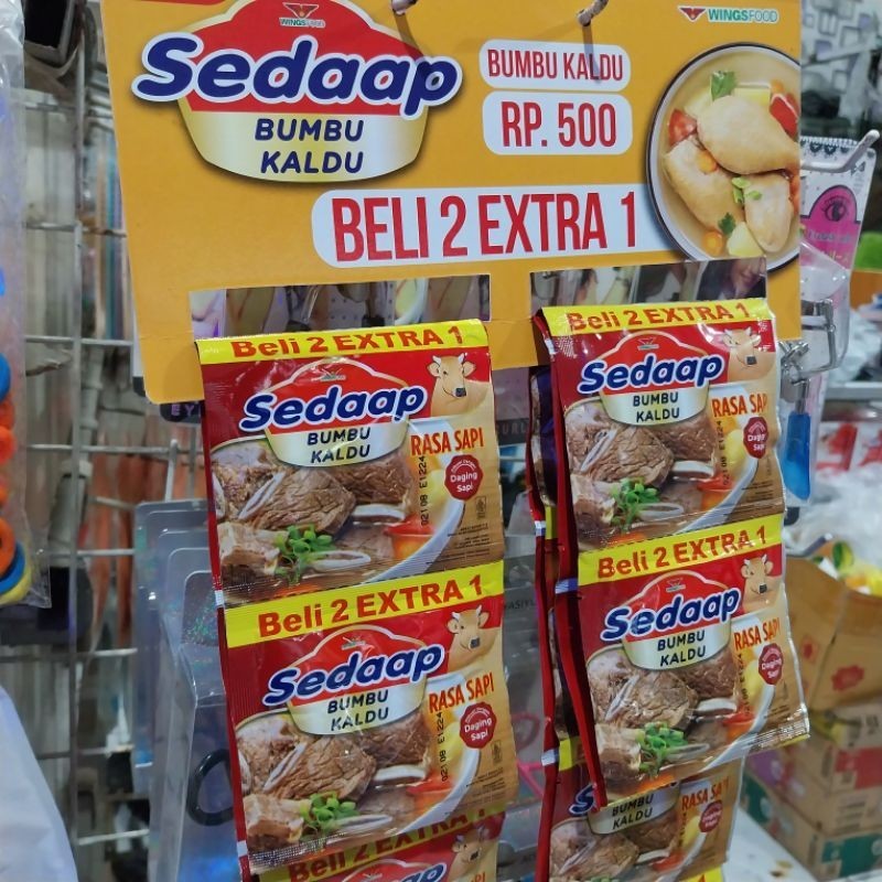

Sedaap sedap kaldu bumbu masak 1renteng renceng