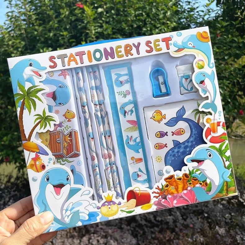 

Big Sale Agftoys Pensil Tulis Set 7 in 1 Paket Komplit Kartun Lucu Terlaris