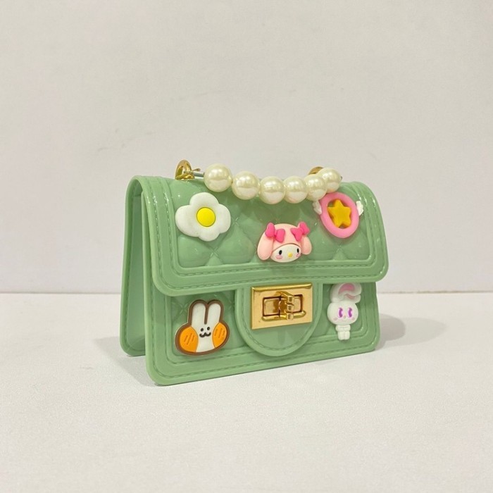 Tas Jelly Selempang Pesta Anak Wanita Korea Tas Fashion Jalan