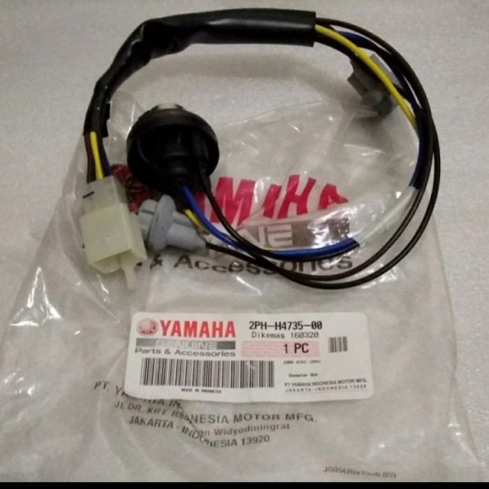 KABEL FITTING SOKET LAMPU STOP BELAKANG YAMAHA MIO M3 125 ORI YGP