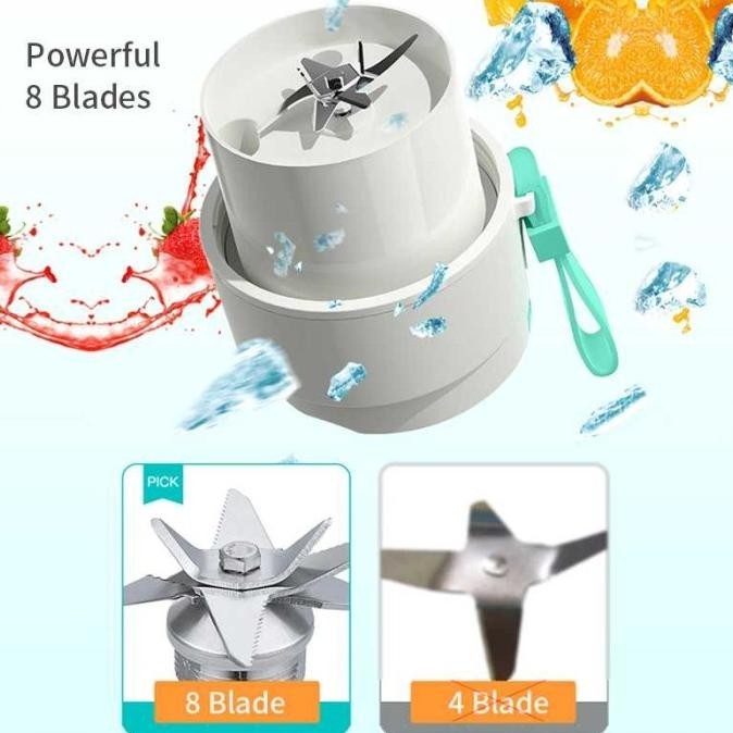 Zhenmi Blender Portable Buah Bottle Mini Juicer 3000Mah 340Ml Zmgz-J5 Bhagaxalim