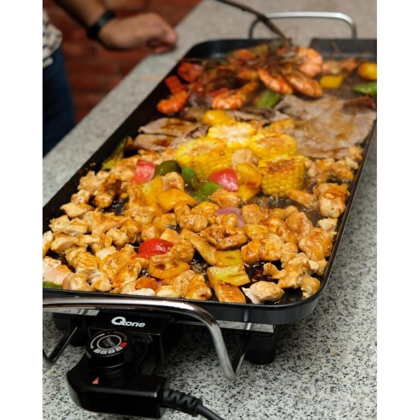 Baru Oxone Premium Multi Function Flat Electric Grill Ox-137 Bbq Pan Dishellara