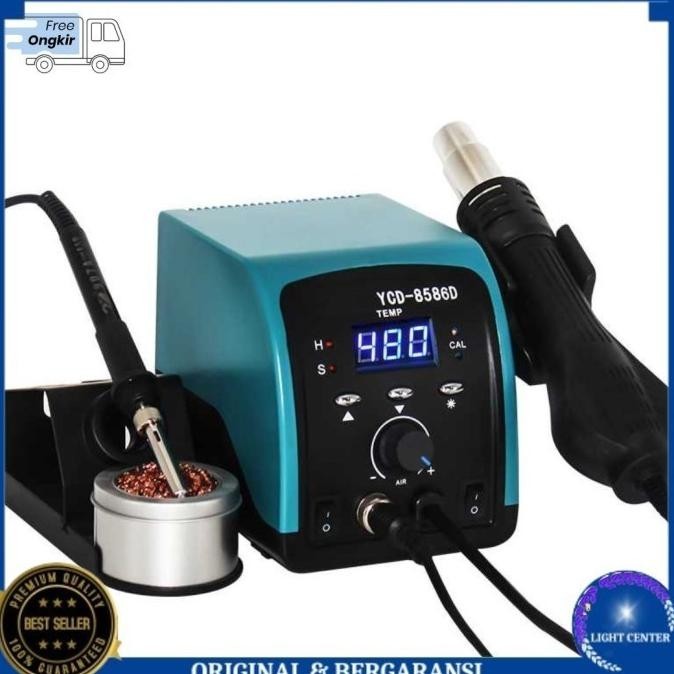 Solder Uap 2 In 1 Desoldering Heat Gun Solder Dengan Stasiun 220V/750W