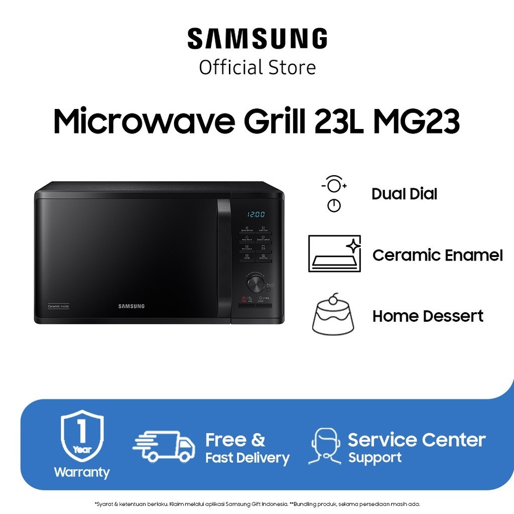 Samsung MG23K3505AK Microwave Grill 23 L