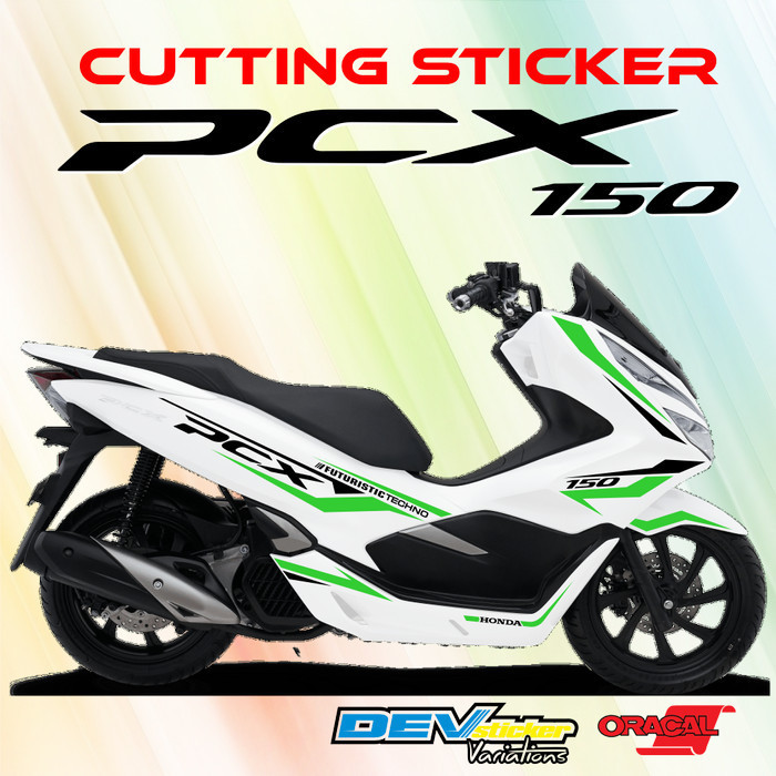 Variasi Sticker Honda Pcx. (Putih)