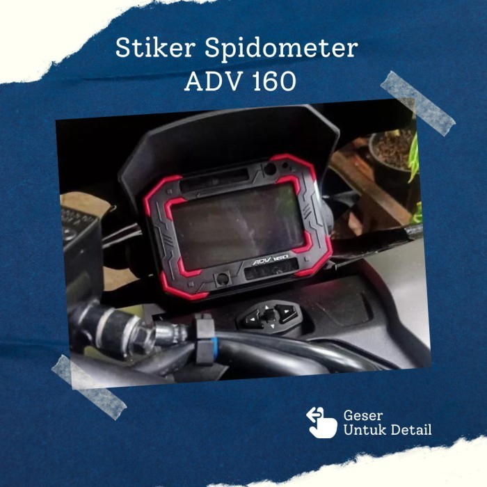 Stiker Antigores Spidometer Adv 160 V2 Karet Stiker Adv 160 Karet