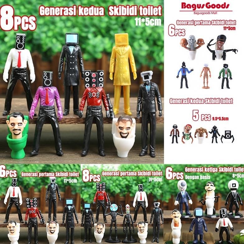 (mainan) 13PCS Mainan Skibidi Toilet Figure Set /Mainan anak Skibidi Toilet /Skibidi Toilet Figure S