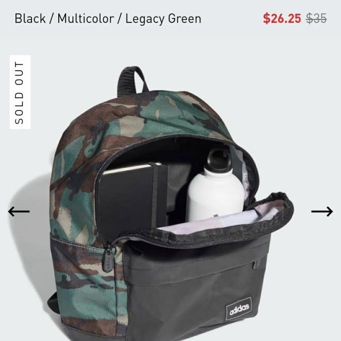 tas punggung ADIDAS CLASSIC CAMOUFLAGE BACKPACK SMALL Original Sale